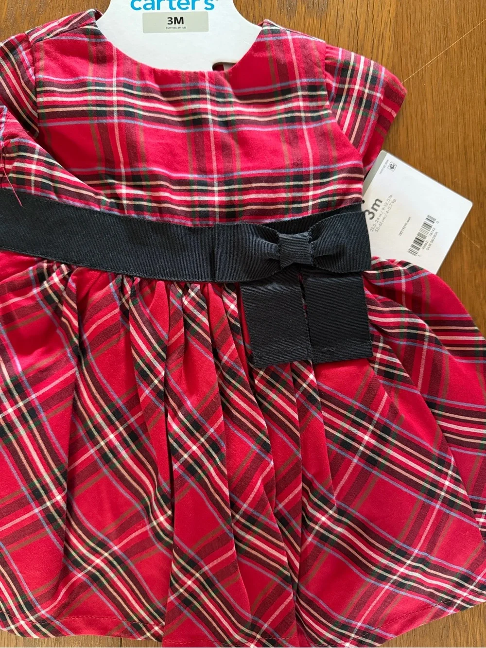 Carter’s Plaid Dress - Size 3 Months - NWT
